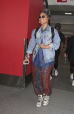 ALICIA KEYS at LAX Airport in Los Angeles 01/13/2017