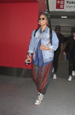 ALICIA KEYS at LAX Airport in Los Angeles 01/13/2017