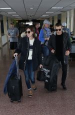 ALISON BRIE and Dave Franco Arrives in Salt Lake City 01/21/2017