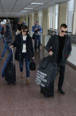 ALISON BRIE and Dave Franco Arrives in Salt Lake City 01/21/2017