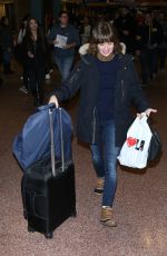 ALISON BRIE at Airport in Salt Lake City 01/20/2017