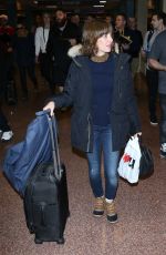 ALISON BRIE at Airport in Salt Lake City 01/20/2017