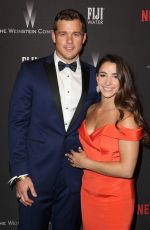 ALY RAISMAN at Weinstein Company and Netflix Golden Globe Party in Beverly Hills 01/08/2017