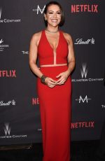 ALYSSA MILANO at Weinstein Company and Netflix Golden Globe Party in Beverly Hills 01/08/2017