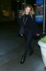 AMBER HEARD Arrives at Arclight for a Viewing of 20th Century Women in Hollywood 01/17/2017