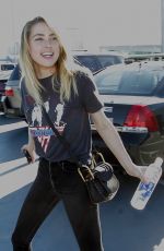 AMBER HEARD at Los Angeles International Airport 01/29/2017