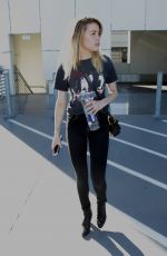 AMBER HEARD at Los Angeles International Airport 01/29/2017