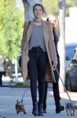 AMBER HEARD Out for Lunch in Los Feliz 01/26/2017