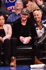 AMBER ROSE at Knicks Game in New York 01/16/2017