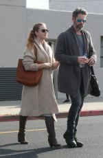 AMY ADAMS and Darren Le Gallo Out shopping in Beverly Hills 01/24/2017
