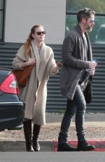 AMY ADAMS and Darren Le Gallo Out shopping in Beverly Hills 01/24/2017