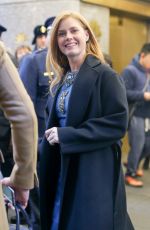 AMY ADAMS Leaves NBC Studios in New York 01/04/2017