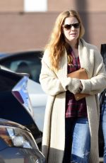 AMY ADAMS Out for Breakfast at Griddle Cafe in Los Angeles 01/13/2017