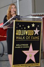 AMY ADAMS Recieves Her Star on Hollywood Walk of Fame 01/11/2017