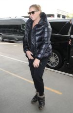 AMY SCHUMER at Los Angeles International Airport 01/09/2017