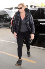AMY SCHUMER at Los Angeles International Airport 01/09/2017