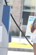 ANA BRAGA at a Gas Station in Studio City 01/30/2017
