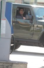 ANA BRAGA at a Gas Station in Studio City 01/30/2017
