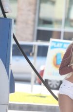 ANA BRAGA at a Gas Station in Studio City 01/30/2017