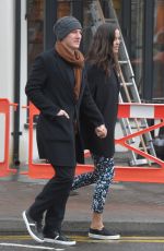 ANA IVANOVIC and Bastian Schweinsteiger Out in Cheshire 01/13/2017
