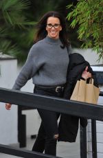ANDREA MCLEAN Leaves ITV Studios in London 01/03/2017