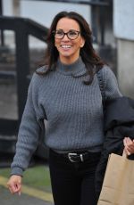 ANDREA MCLEAN Leaves ITV Studios in London 01/03/2017