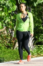 ANGELA SIMMONS Out and About in Miami 01/13/2017