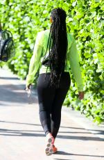 ANGELA SIMMONS Out and About in Miami 01/13/2017