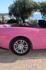 ANGELIQUE FRENCHY MORGAN Shows Her Pink v6 Camaro in Malibu 01/03/2017