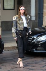 ANNA DELLO RUSSO Out and About in Milan 01/27/2017