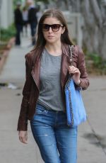 ANNA KENDRICK in Jeans Out in West Hollywood 01/03/2017