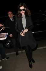 ANNE HATHAWAY at Los Angeles International Airport 01/06/2017