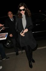 ANNE HATHAWAY at Los Angeles International Airport 01/06/2017