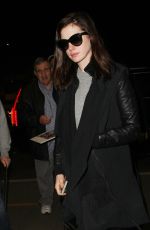 ANNE HATHAWAY at Los Angeles International Airport 01/06/2017