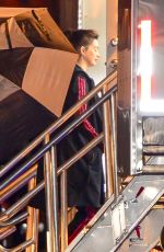 ANNE HATHAWAY on the Set of 