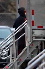 ANNE HATHAWAY on the Set of 