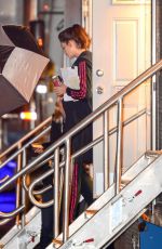 ANNE HATHAWAY on the Set of 