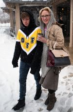 ANNE HECHE Out and About in Park City 01/23/2017