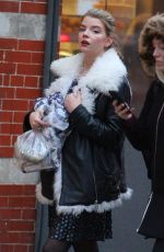 ANYA TAYLOR-JOY Out for Shopping in New York 01/18/2017