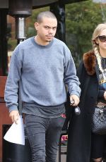 ASHLEE SIMPSON and Evan Ross Out in Sherman Oaks 01/12/2017