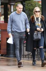 ASHLEE SIMPSON and Evan Ross Out in Sherman Oaks 01/12/2017