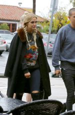 ASHLEE SIMPSON and Evan Ross Out in Sherman Oaks 01/12/2017
