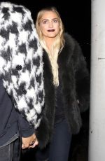 ASHLEE SIMPSON at Peppermint Club in West Hollywod 01/11/2017