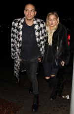 ASHLEE SIMPSON at Peppermint Club in West Hollywod 01/11/2017