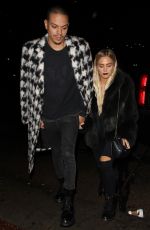 ASHLEE SIMPSON at Peppermint Club in West Hollywod 01/11/2017