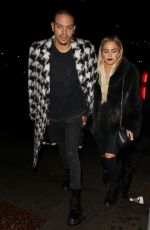 ASHLEE SIMPSON at Peppermint Club in West Hollywod 01/11/2017
