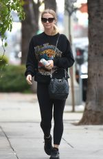 ASHLEE SIMPSON Heading to a Gym in Los Angeles 01/04/2017