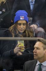 ASHLEY BENSON at Toronto Maple Leafs vs. New York Rangers Game in New York 01/13/2017