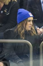 ASHLEY BENSON at Toronto Maple Leafs vs. New York Rangers Game in New York 01/13/2017