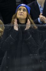 ASHLEY BENSON at Toronto Maple Leafs vs. New York Rangers Game in New York 01/13/2017